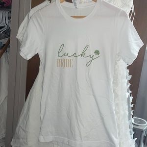 Lucky bride shirt